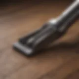 Close-up of precise beard edging tool on a wooden surface