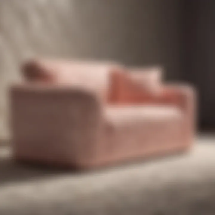 Aesthetic arrangement of quilted slip covers on furniture