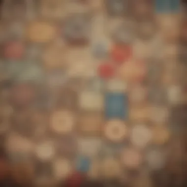 A collection of assorted vintage scrapbook papers featuring intricate patterns and textures.
