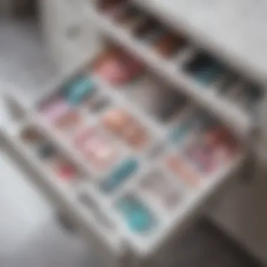 Smart Drawer Organization Innovative drawer organizer for feminine products